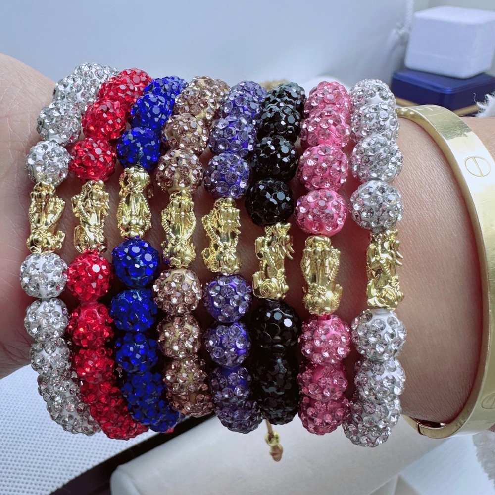 PIYAO SAUDI 18K REAL GOLD W/ SWAROVSKI STONE